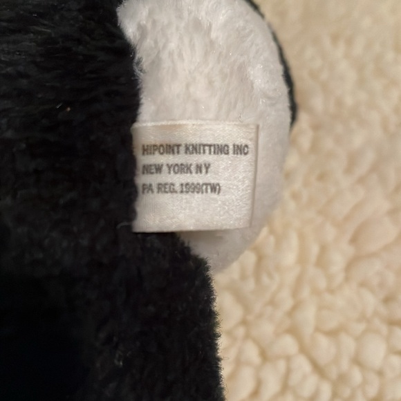 Black and White Stuffed Bear Animal - Picture 5 of 15